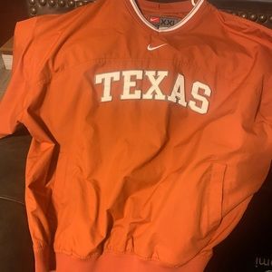 Nike Texas Longhorns men pull over jacket:XXL . Brand new